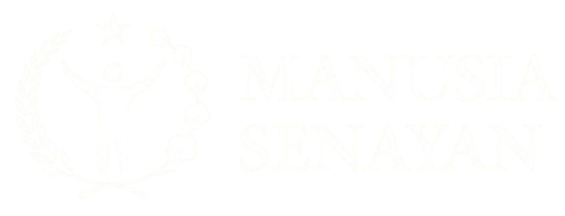 logo manusia senayan - putih