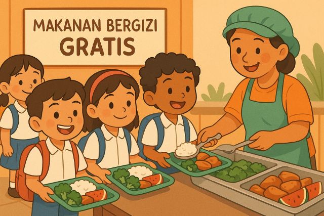 manusiasenayan.id - Makan Bergizi Anggaran Fantastis