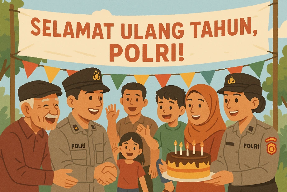 manusia senayan - HUT Polri