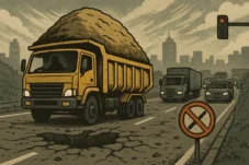 manusia senayan - Truk ODOL