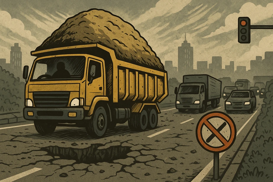 manusia senayan - Truk ODOL