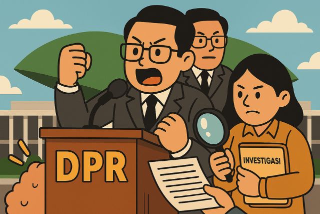 manusiasenayan.id - DPR Bisa Tanya-Tanya