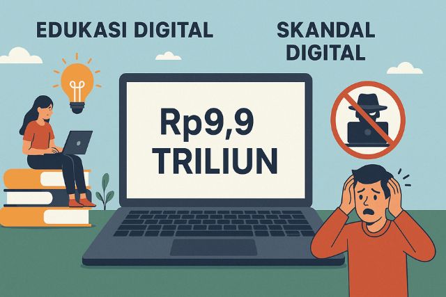 manusiasenayan.id - Laptop Rp9 Triliun