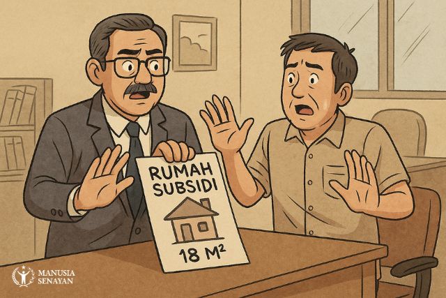 manusiasenayan.id - Rumah Subsidi 18 Meter