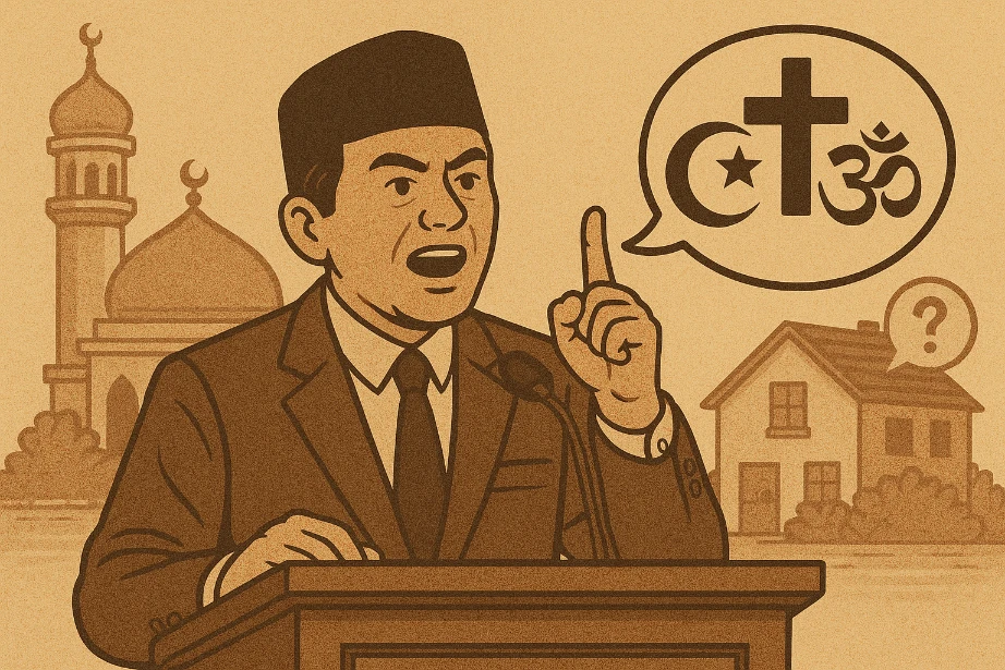 manusia senayan - Beribadah Itu Hak Konstitusi