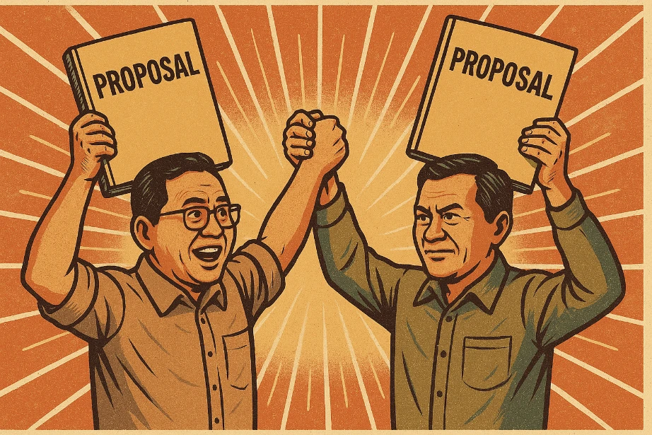 manusia senayan - Dua Menko