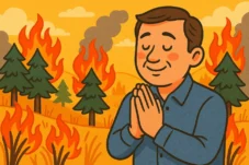 manusia senayan - Karhutla