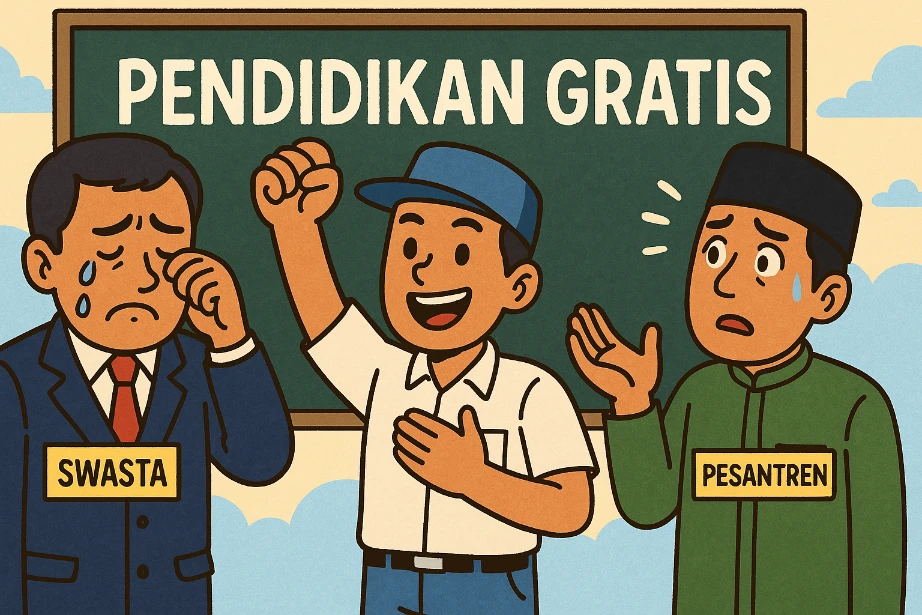manusia senayan - Pendidikan Gratis