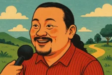 manusia senayan - Rambut Gondrong Martin Tumbelaka