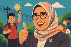 manusia senayan - Listrik Masuk Desa