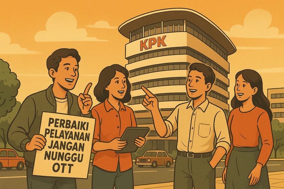 manusia senayan - KPK sindir lembaga negara