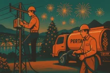 manusia senayan - Listrik Aman Natalan Tenang