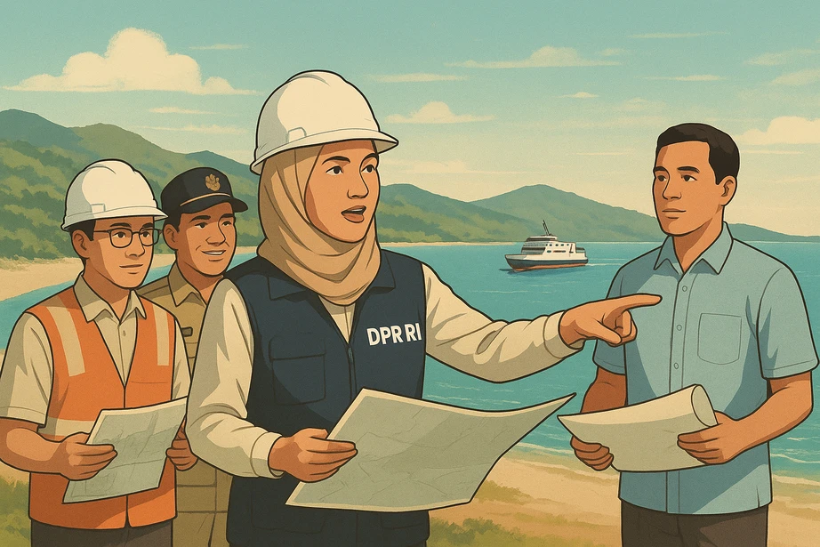 manusia senayan - Pelabuhan Ferry Tual