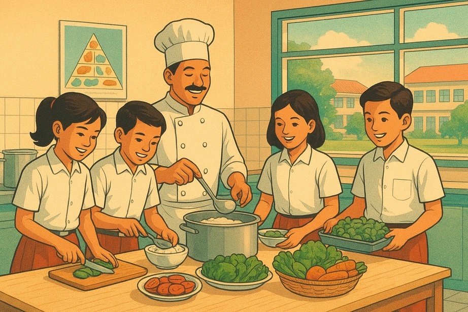 manusia senayan - Sekolah Punya Dapur
