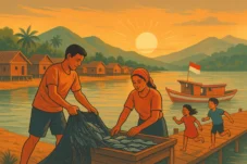 manusia senayan - kampung nelayan merah putih