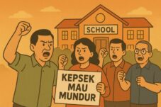 manusia senayan - Kepsek Mundur