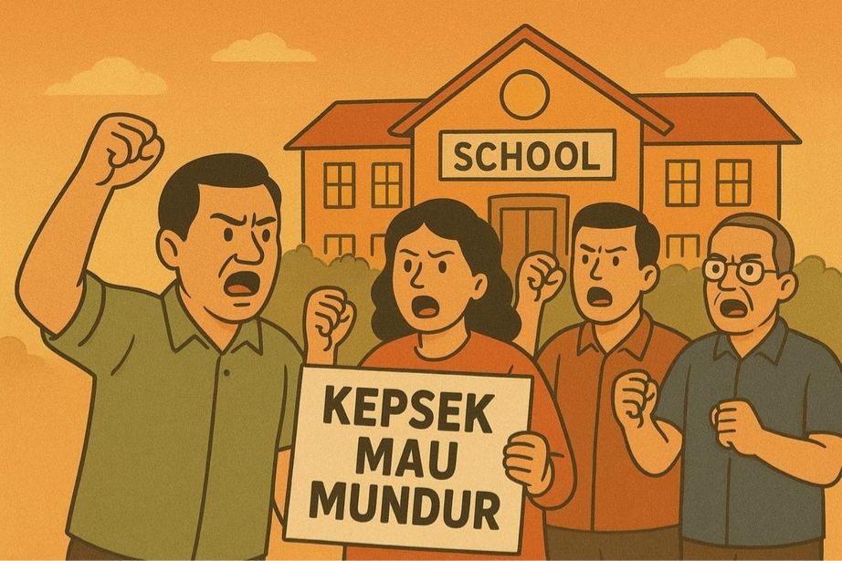 manusia senayan - Kepsek Mundur