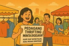 manusia senayan - Pedagang Thrifting