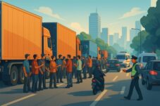 manusia senayan - Truk ODOL