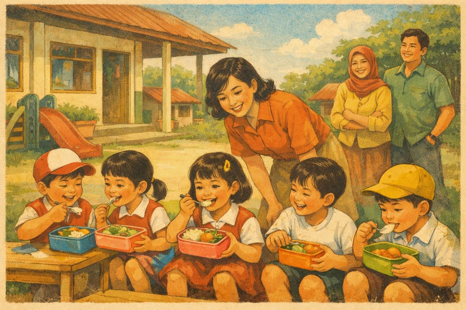 manusia senayan - BGN bantah intimidasi