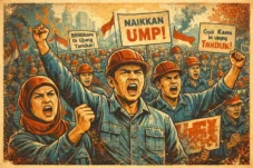 manusia senayan - Buruh Turun ke Jalan