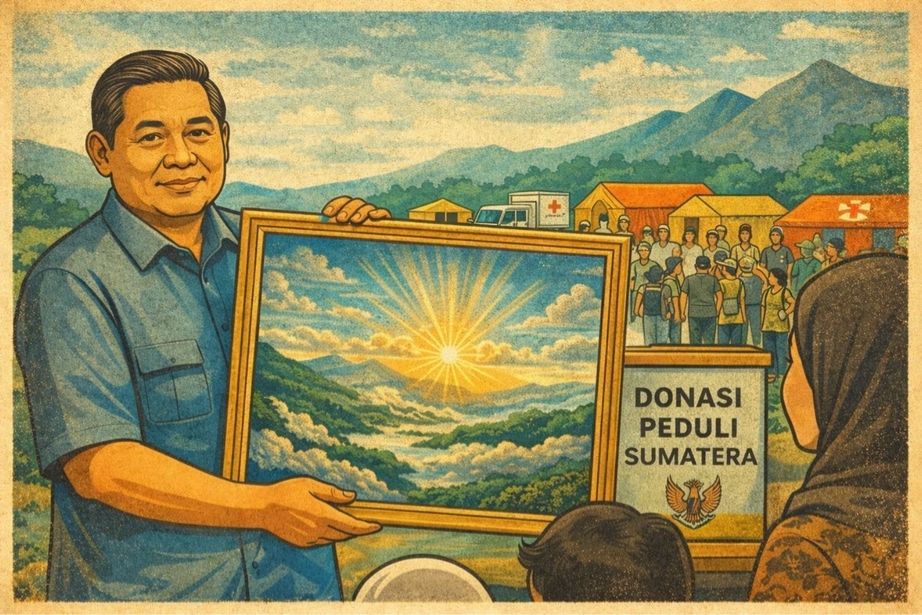 manusia senayan - Lukisan SBY