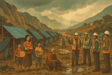 manusia senayan - huntara Tanah Datar