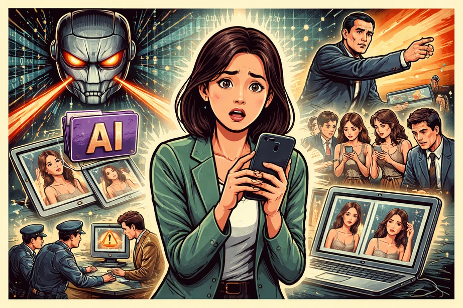 manusia senayan - Amelia Penyalahgunaan AI