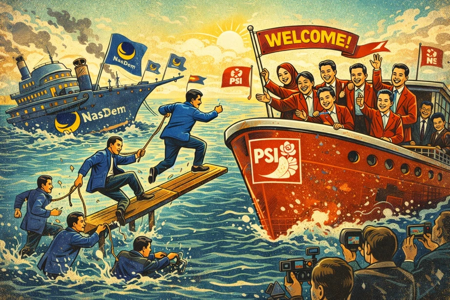 manusia senayan - NasDem ke PSI