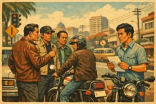 manusia senayan - penarikan kendaraan