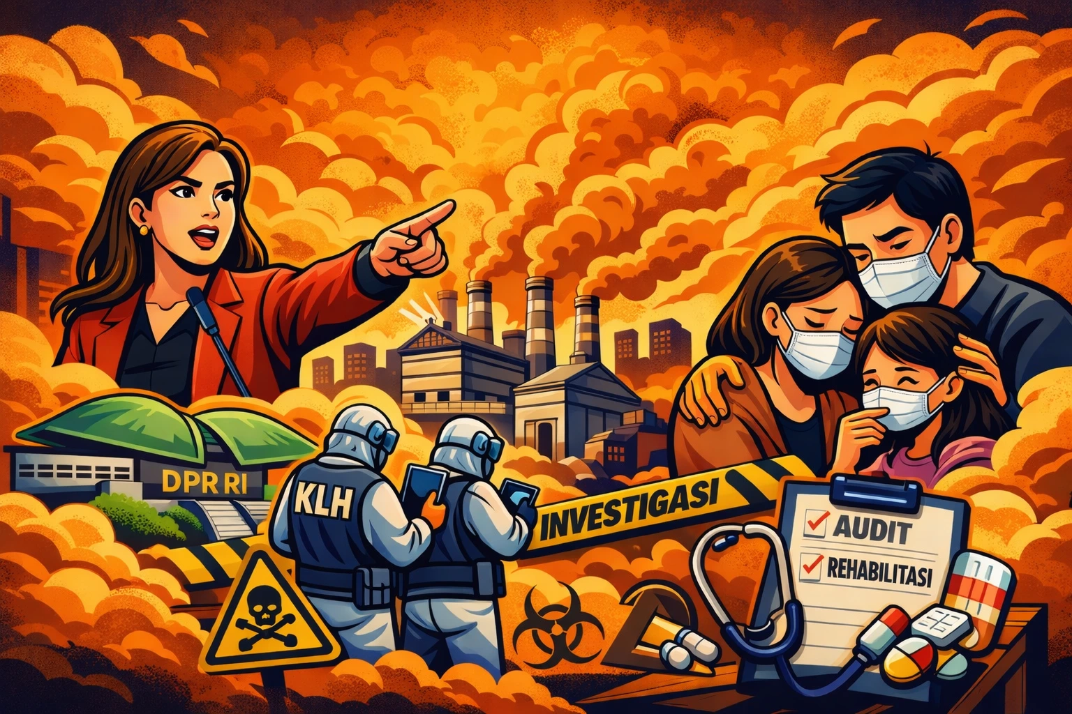 manusia senayan - Asap Oranye Cilegon